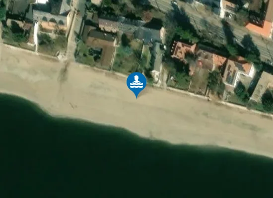 Satellite image of Verőce szabadstrand