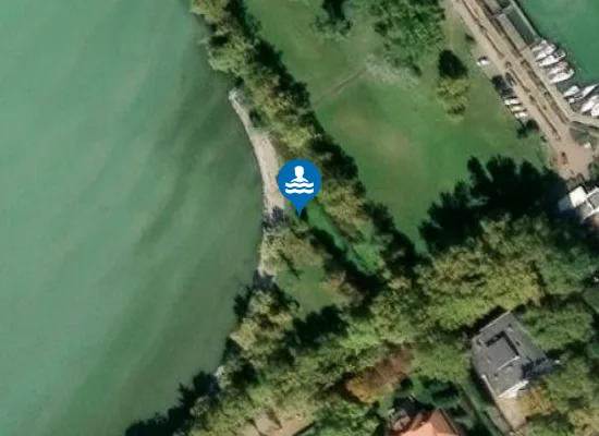 Satellite image of Központi szabadstrand