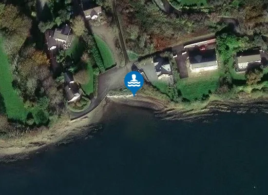 Satellite image of Glenmore Strand