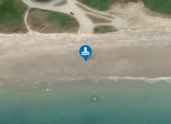 Satellite image of Ballyhealy Beach
