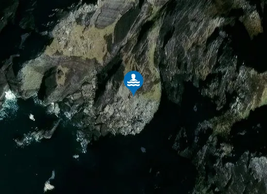 Satellite image of Tráigh na Splince