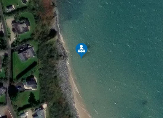 Satellite image of Short Strand Beach