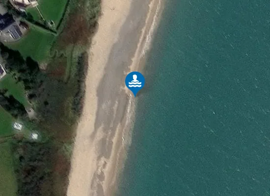 Satellite image of Roney Point Beach