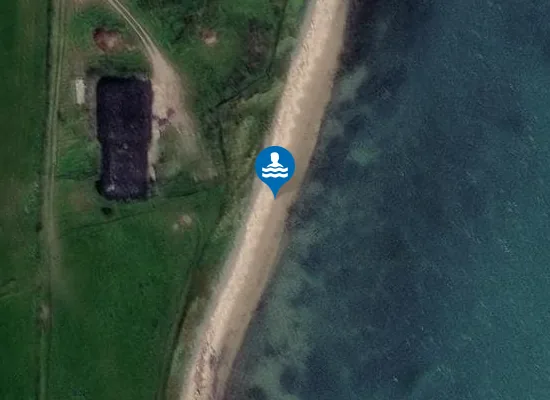 Satellite image of Glascarrig Beach