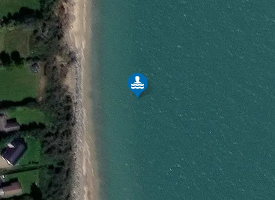 Satellite image of Donaghmore Beach