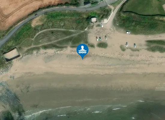 Satellite image of Cullenstown Strand