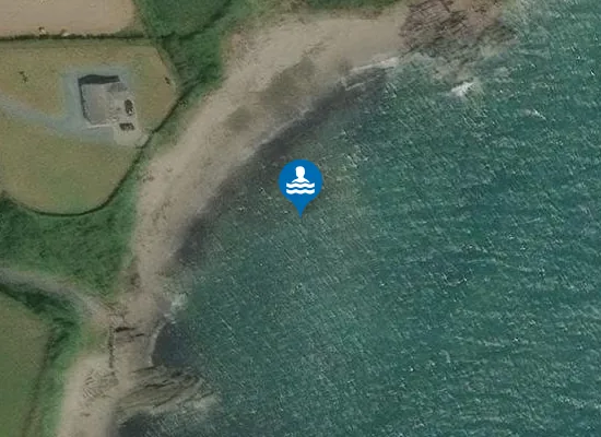 Satellite image of Sandeel Bay