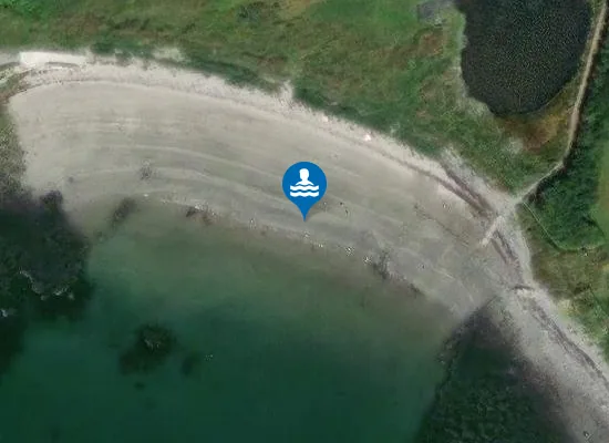 Satellite image of Dead Mans Beach
