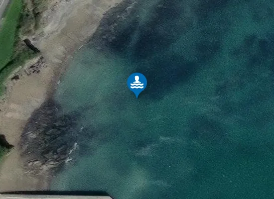Satellite image of Boatstrand Beach