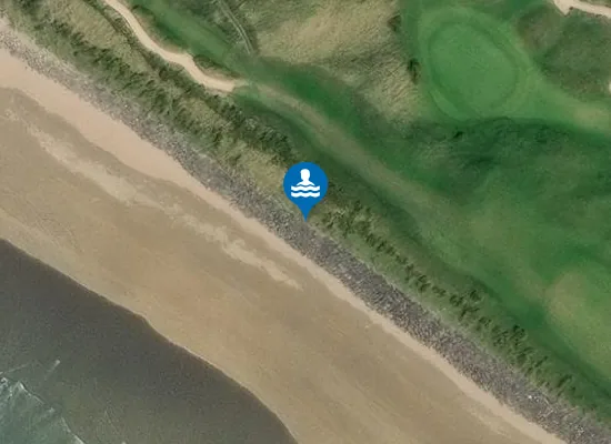 Satellite image of Inny Strand