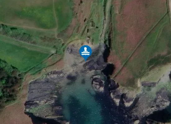 Satellite image of Nohaval Cove