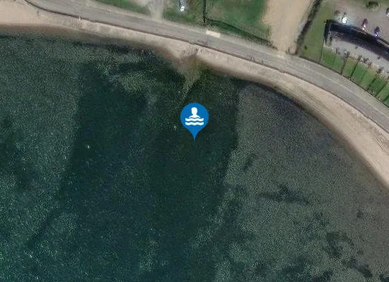 Satellite image of Arthurstown Beach