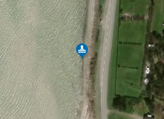 Satellite image of SÆLVIGBUGTEN UD FOR CAMPINGPLADS