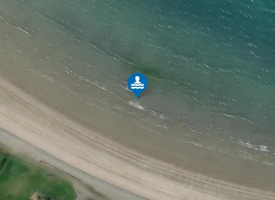 Satellite image of Aughris Beach