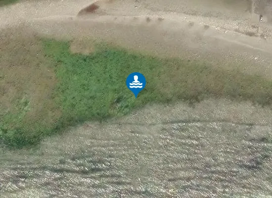 Satellite image of Dooagh Strand