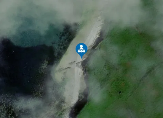 Satellite image of Island Strand