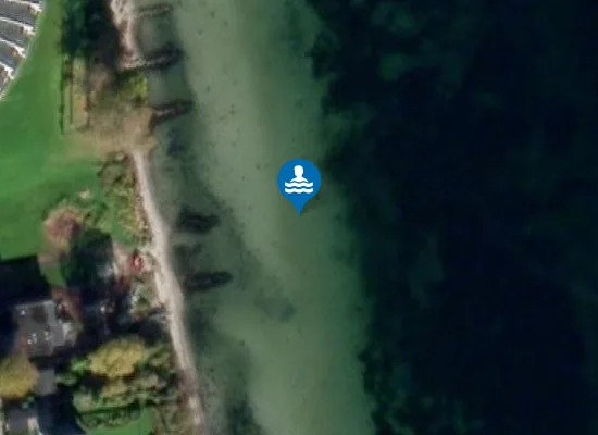 Satellite image of ERRITSØHUS STRAND