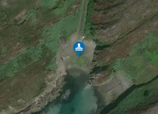 Satellite image of Trá na Bó