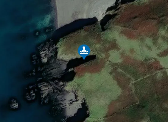 Satellite image of Cuas na Geire Thuaidh