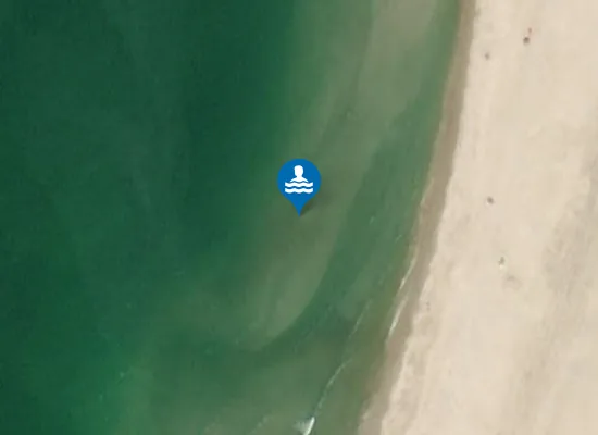 Satellite image of HENNE MØLLEÅ STRAND