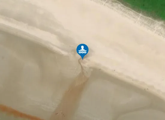 Satellite image of BLÅVAND STRAND VED HØFDE 1