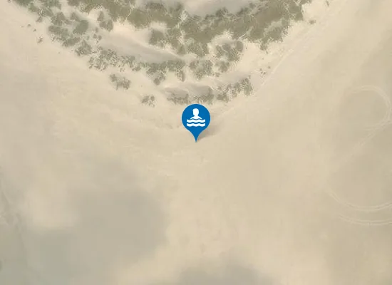 Satellite image of Silver Strand