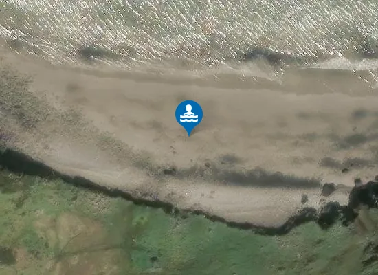 Satellite image of Annagh Strand