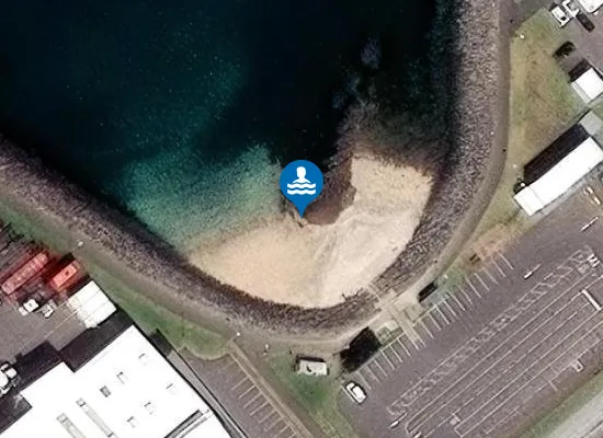 Satellite image of Skarfaklettur
