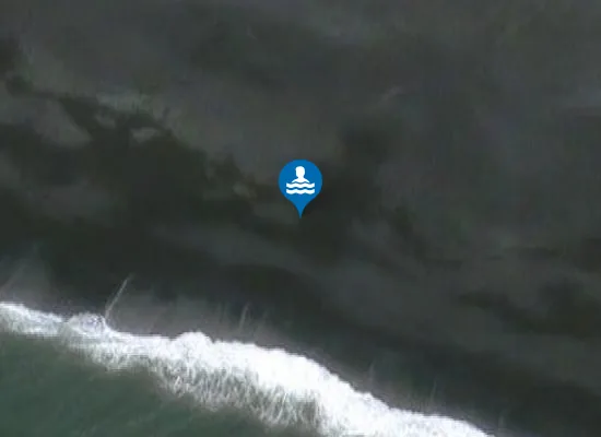Satellite image of Sólheimafjara