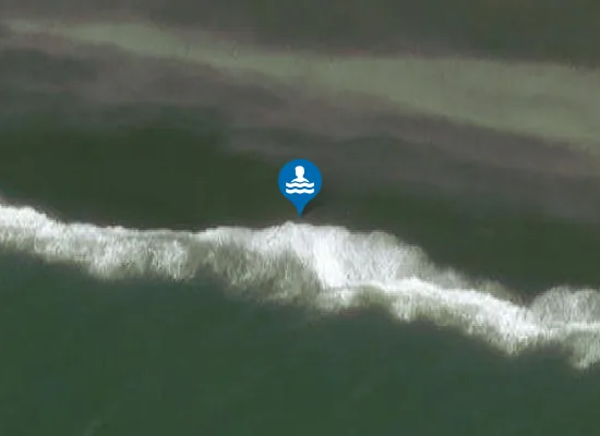 Satellite image of Reynisfjara