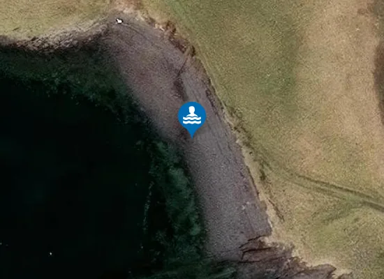 Satellite image of Sandsteinsfjara