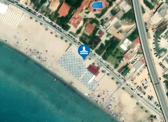 Satellite image of Coral Bay