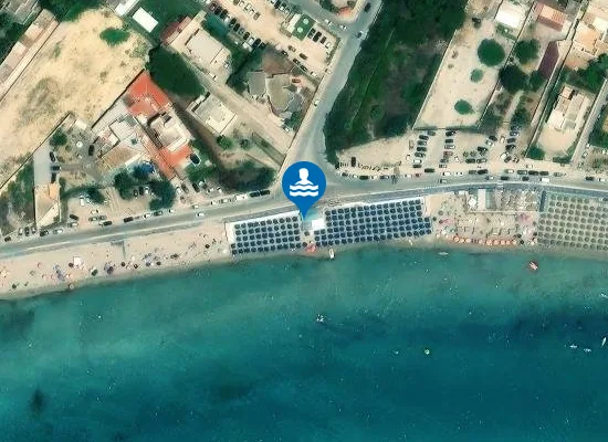 Satellite image of Lido Sole Rosso