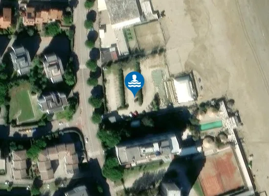 Satellite image of Bagno Azzurra hothel