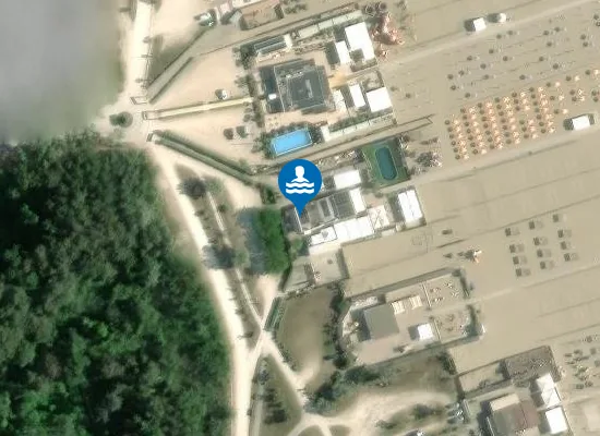 Satellite image of Bagno Spina Beach
