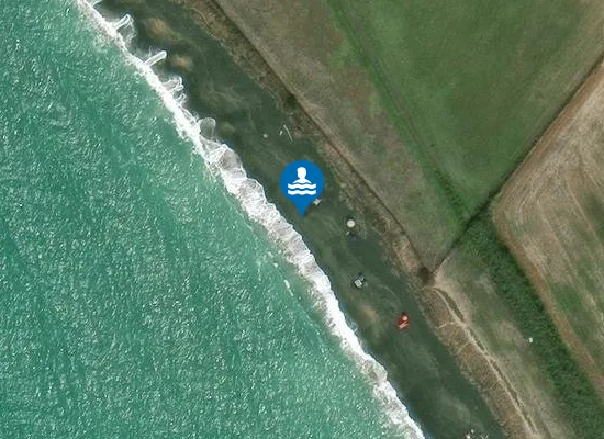 Satellite image of Spiaggia Santa Severa
