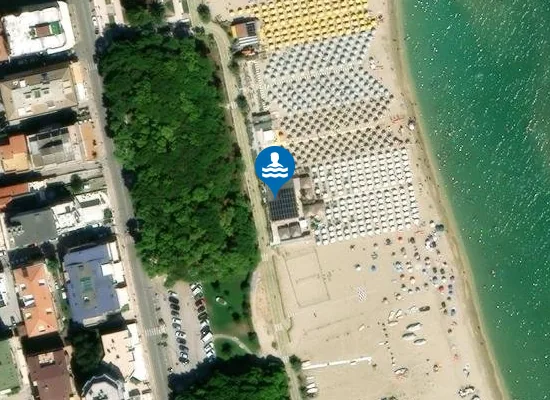 Satellite image of Lido pineta
