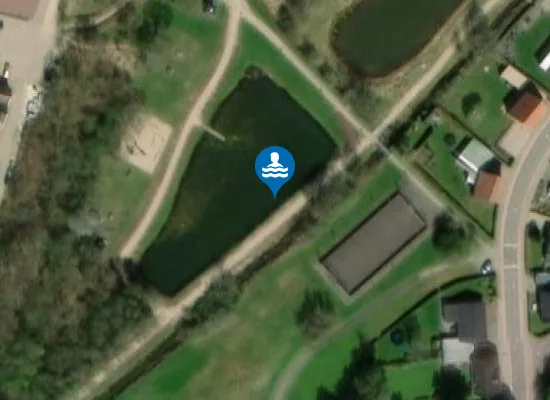 Satellite image of BØRNEBADESØEN