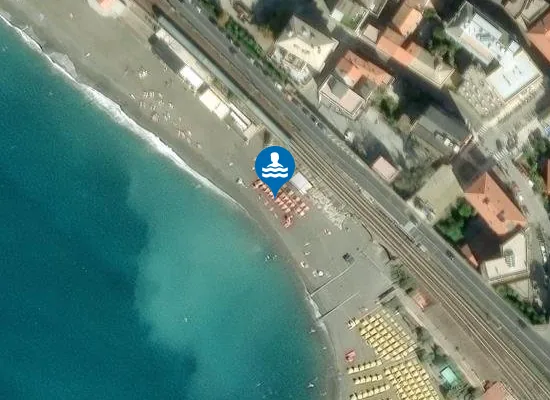 Satellite image of Marco Beach
