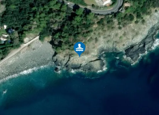 Satellite image of Area Nudisti