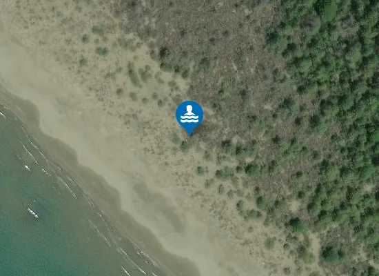 Satellite image of Cala Rossa