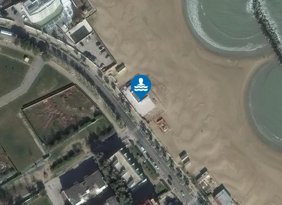 Satellite image of lido Tamanaco