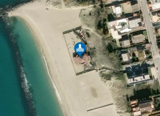 Satellite image of Havana beach