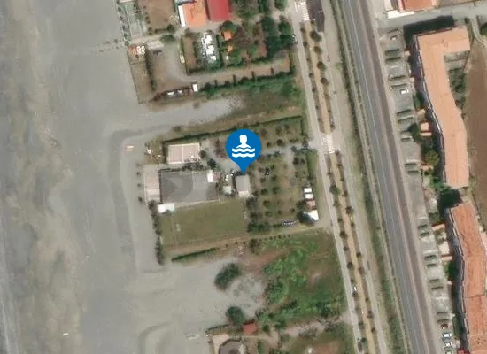 Satellite image of Lido Le Palme