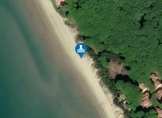Satellite image of Mamai Beach