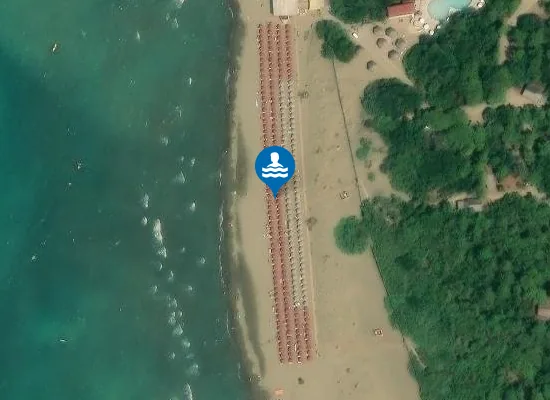 Satellite image of Le Dune