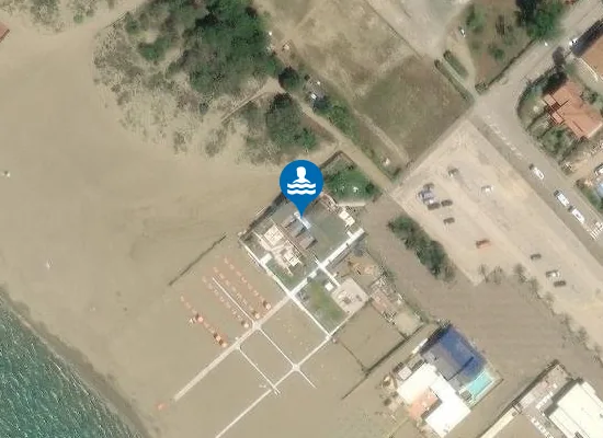 Satellite image of Moreno Beach