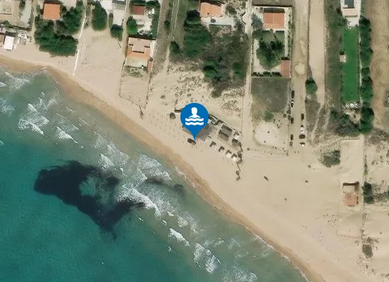 Satellite image of Lido Blue White