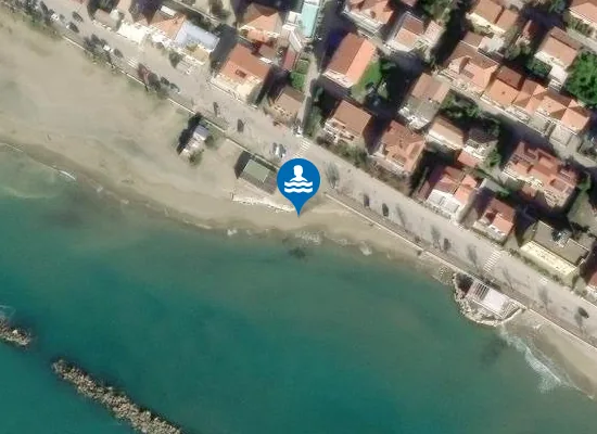 Satellite image of Lido Milano