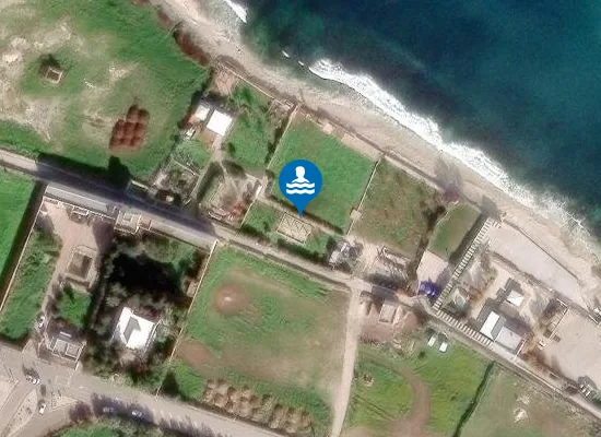Satellite image of Trullo Beach